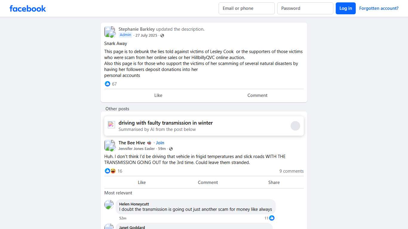 The Bee Hive 🐝 Snark Away Facebook